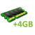 + 4GB RAM DDR4 +9,00€